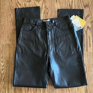 NWT Genuine Leather Pants